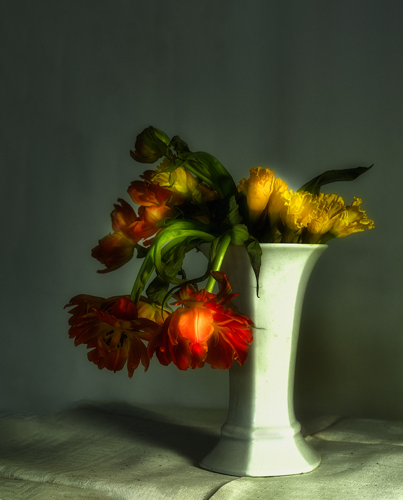 welkende Blumen